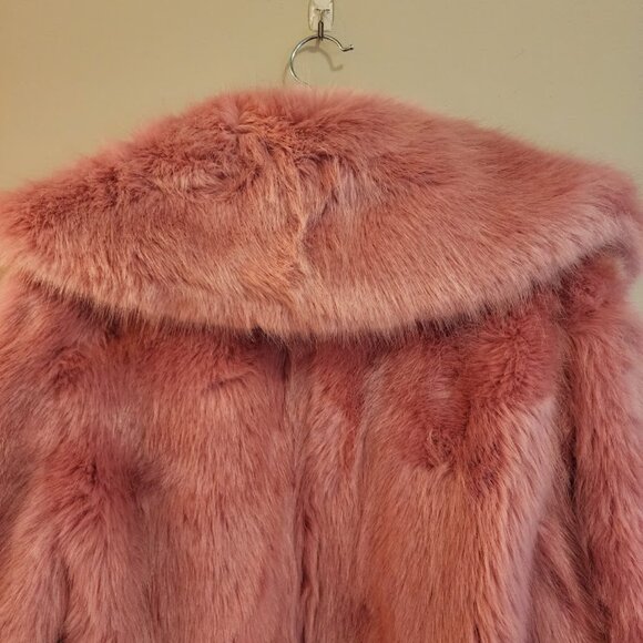 J. Crew Pink Faux-Fur Jacket - Picture 5 of 9